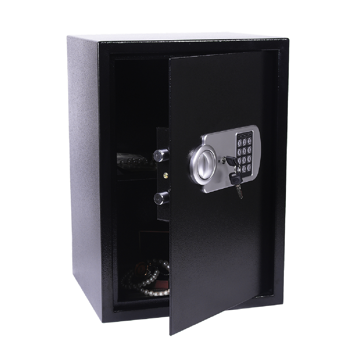 Lock Well Electronic Safe, Digital Lock With 3 Led Indicators, Blackcolors, 50EL